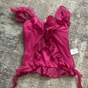 Peppermayo Ruffle top